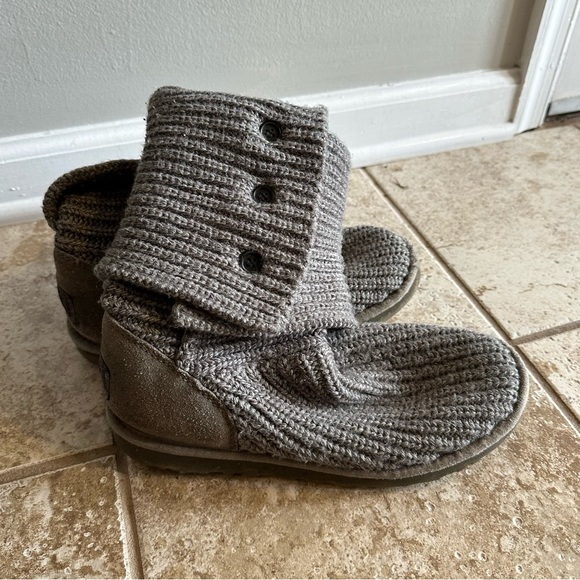 Ugg Classic Cardy Women's Knit Sweater Boots - Size 8 - Picture 7 of 9